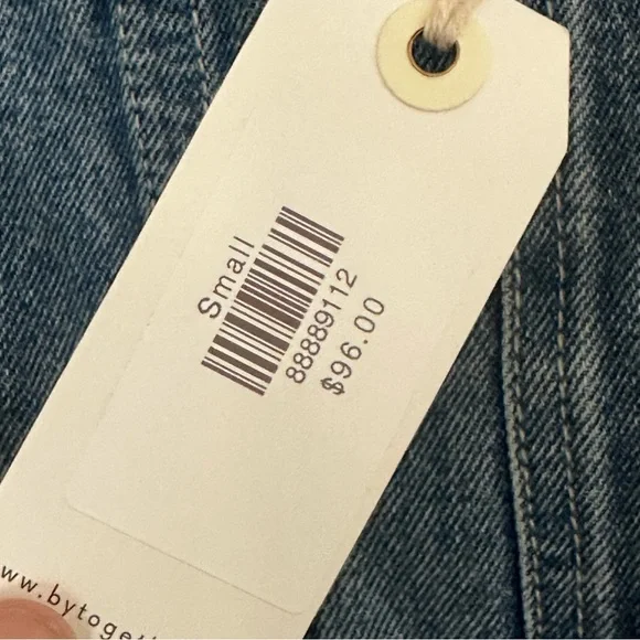 NWT By Together Denim Jeans Jean  Women’s Overalls Size Small S - Picture 11 of 11